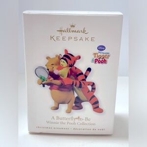 Hallmark Ornament, A Butterfly-to-Be, Winnie the Pooh Collection 2010. New